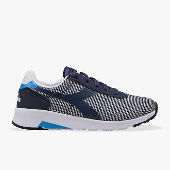 Diadora Evo Run Gs Siva / Tmavomodre - Detske Tenisky